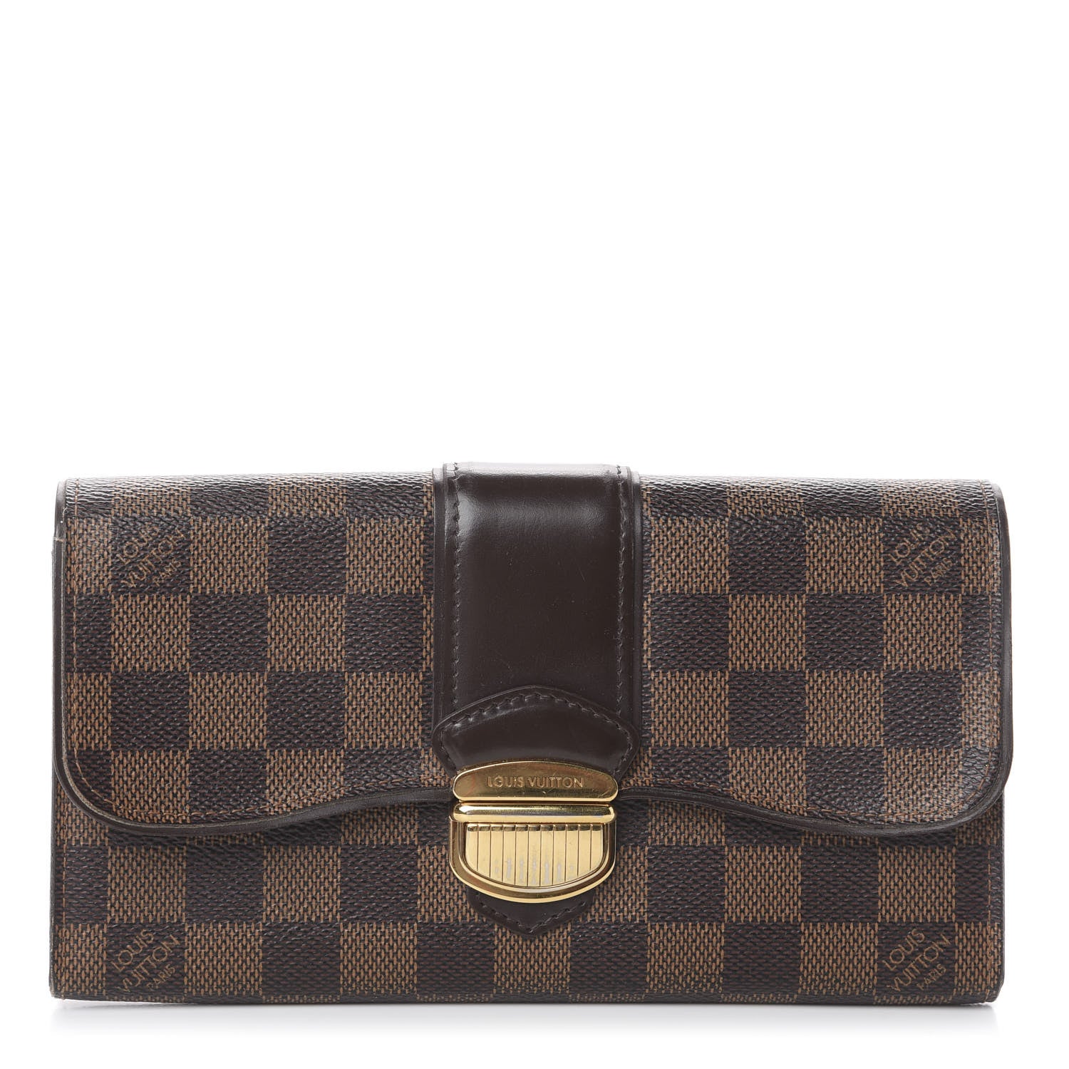 Louis Vuitton Damier Ebene Sistina Wallet 1 of 5