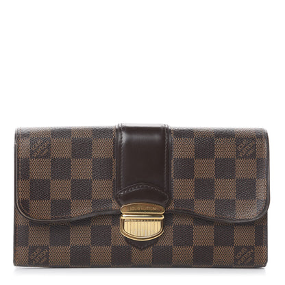 Louis Vuitton Damier Ebene Sistina Wallet 1 of 5