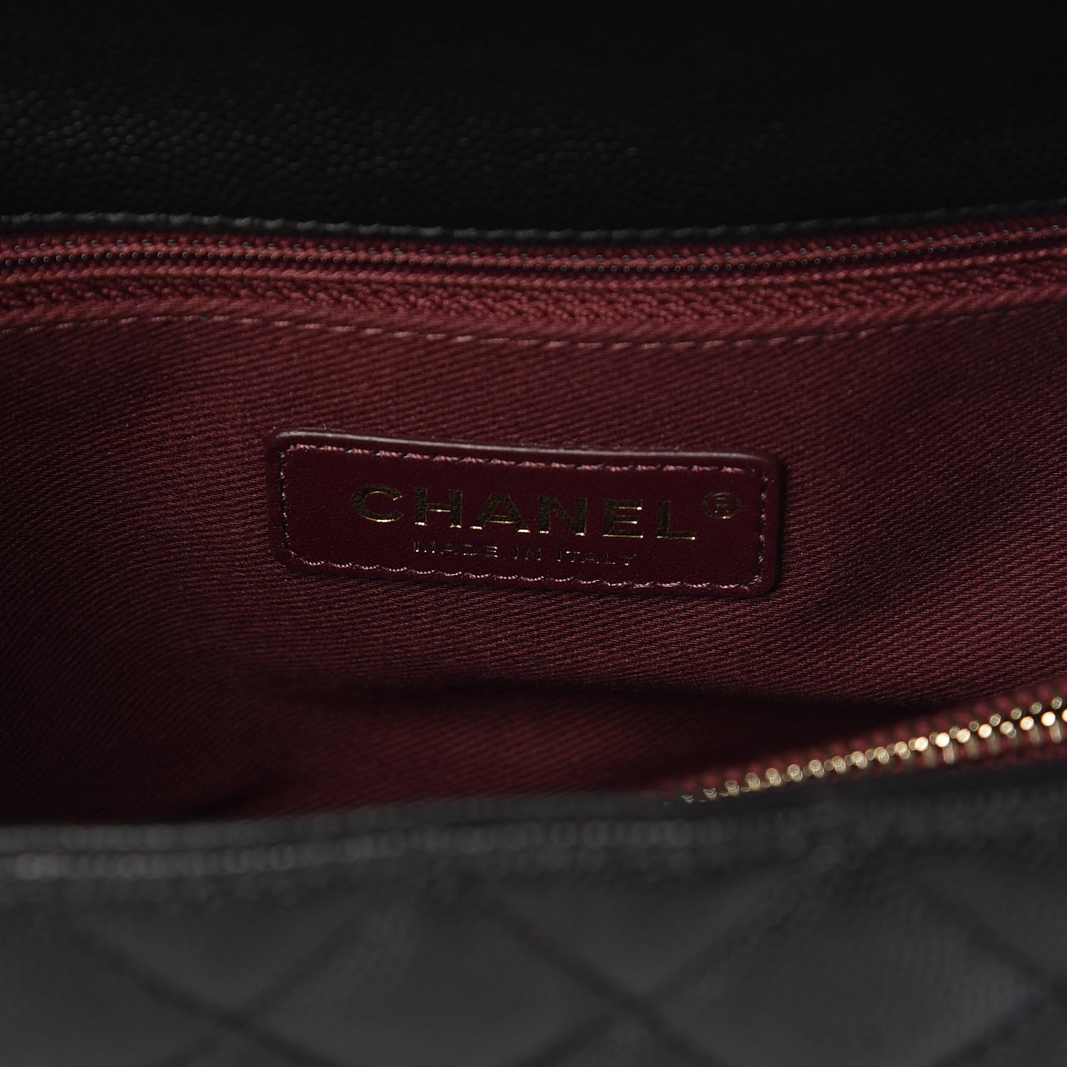 Chanel Caviar Quilted Small Coco Handle Flap Black 6 of 8