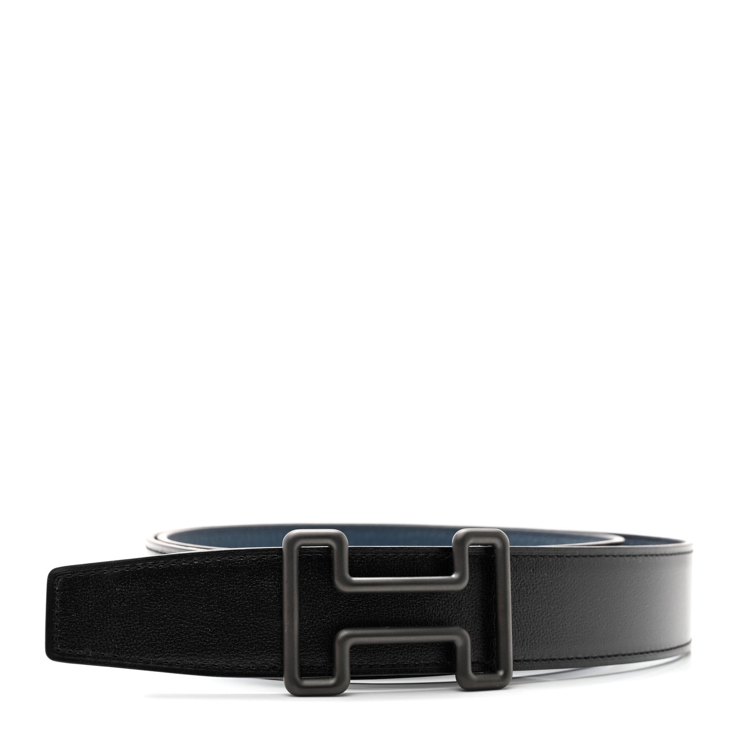 Chamonix Togo PVD Plated 32mm Tonight Belt 95 Black Bleu Nuit