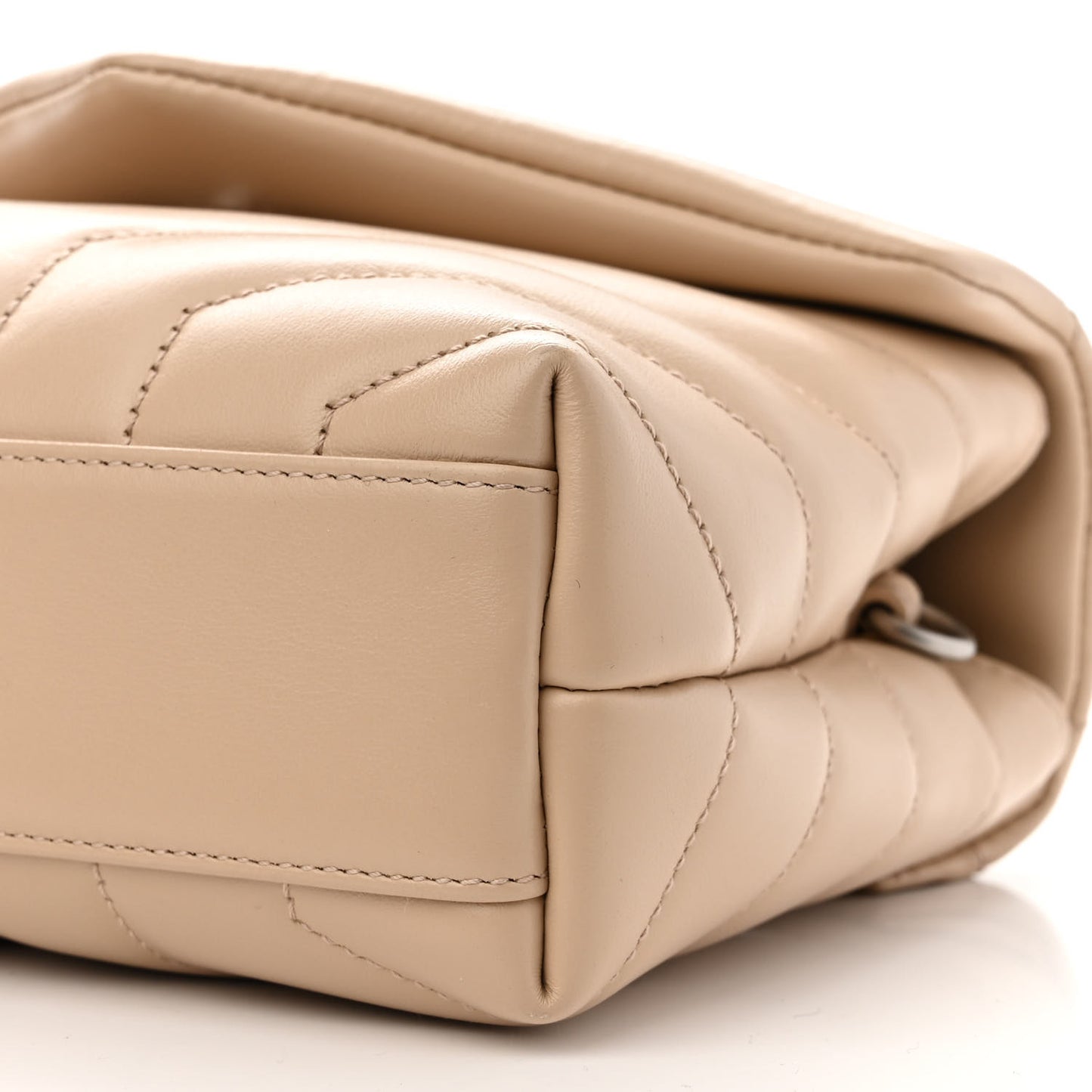 Calfskin Y Quilted Monogram Toy Loulou Crossbody Bag Light Natural
