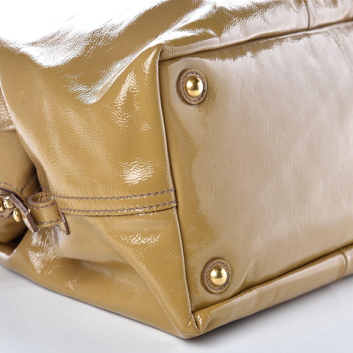Patent Medium Easy Y Bag Camel
