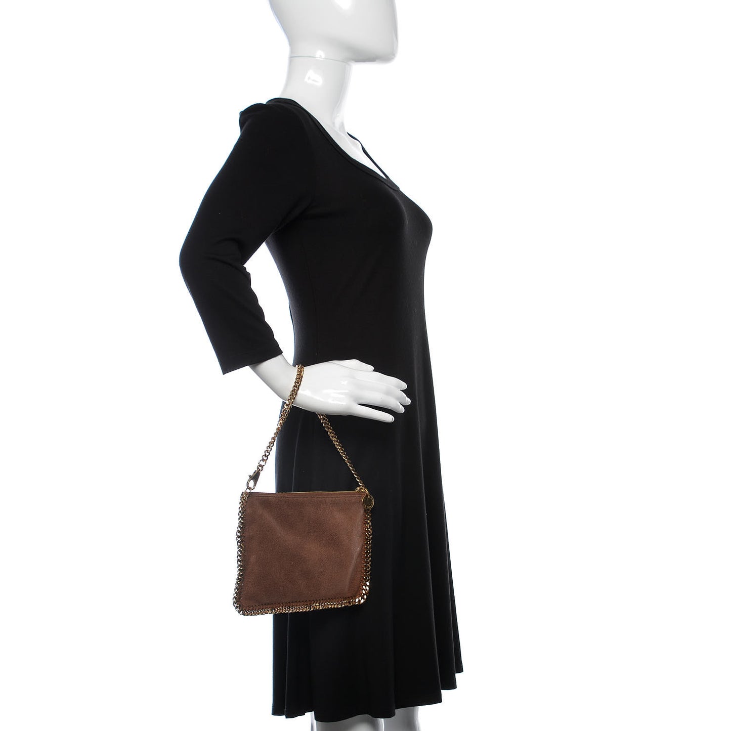 Shaggy Deer Falabella Clutch Maple