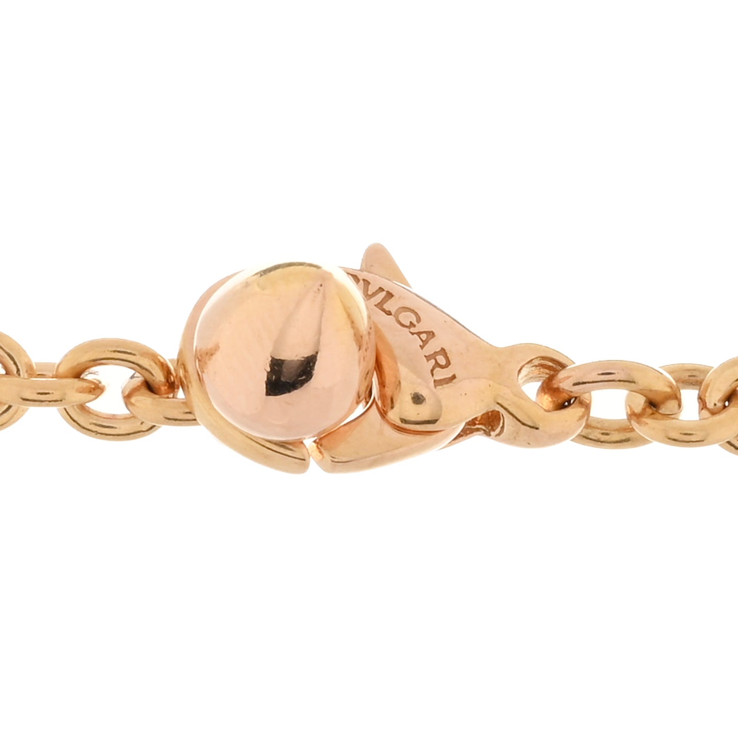 18K Rose Gold Diamond Parentesi Necklace