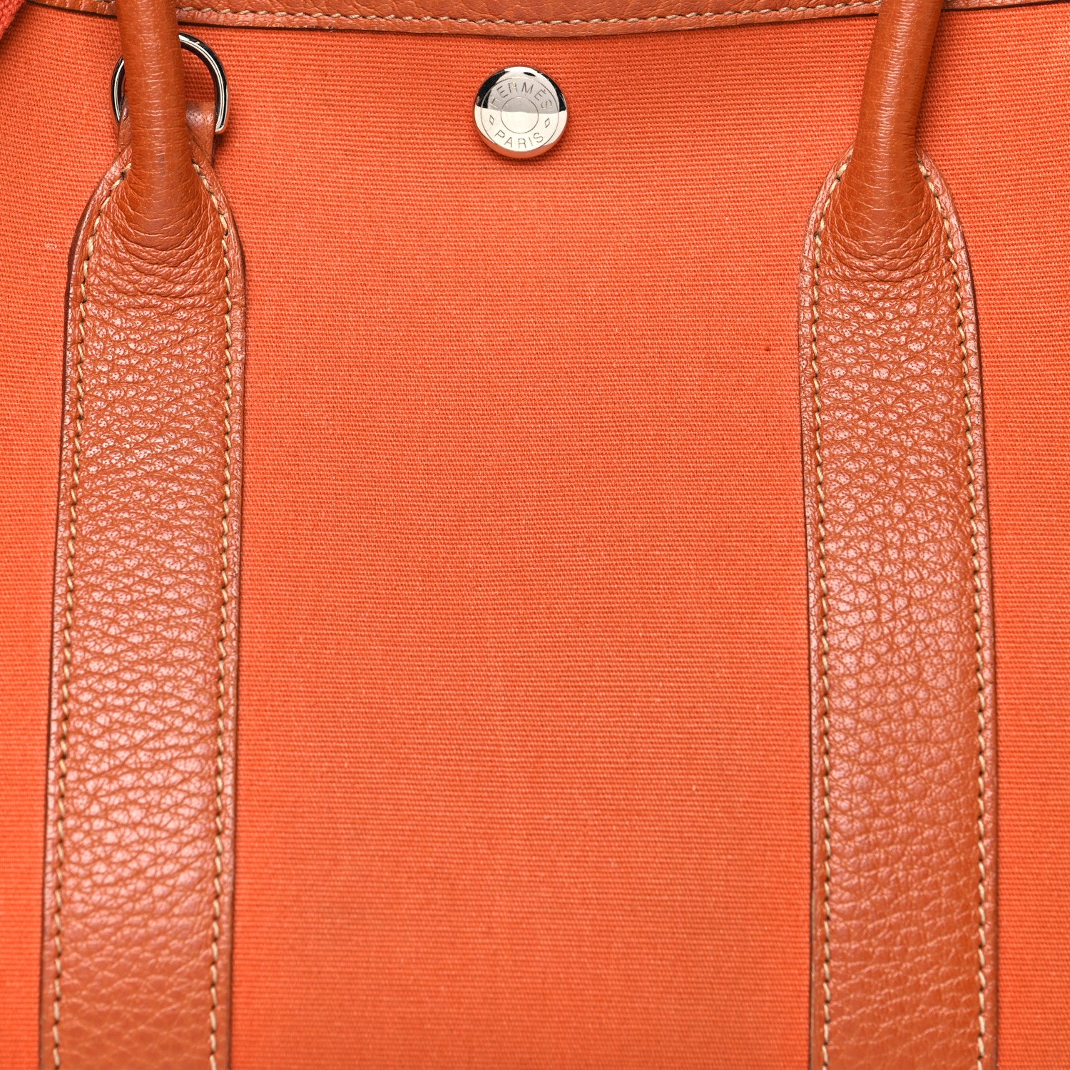 Hermes Toile Buffle Garden Party 30 TPM Potiron 7 of 17