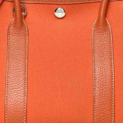 Hermes Toile Buffle Garden Party 30 TPM Potiron 7 of 17