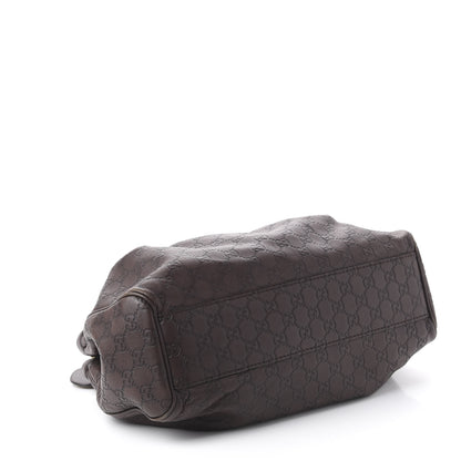 Gucci Guccissima Medium Sukey Tote Chocolate 3 of 11