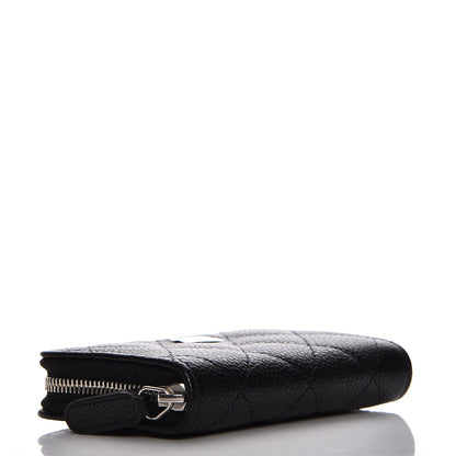 Chanel Caviar Quilted Zip Coin Purse Black 4 of 8
