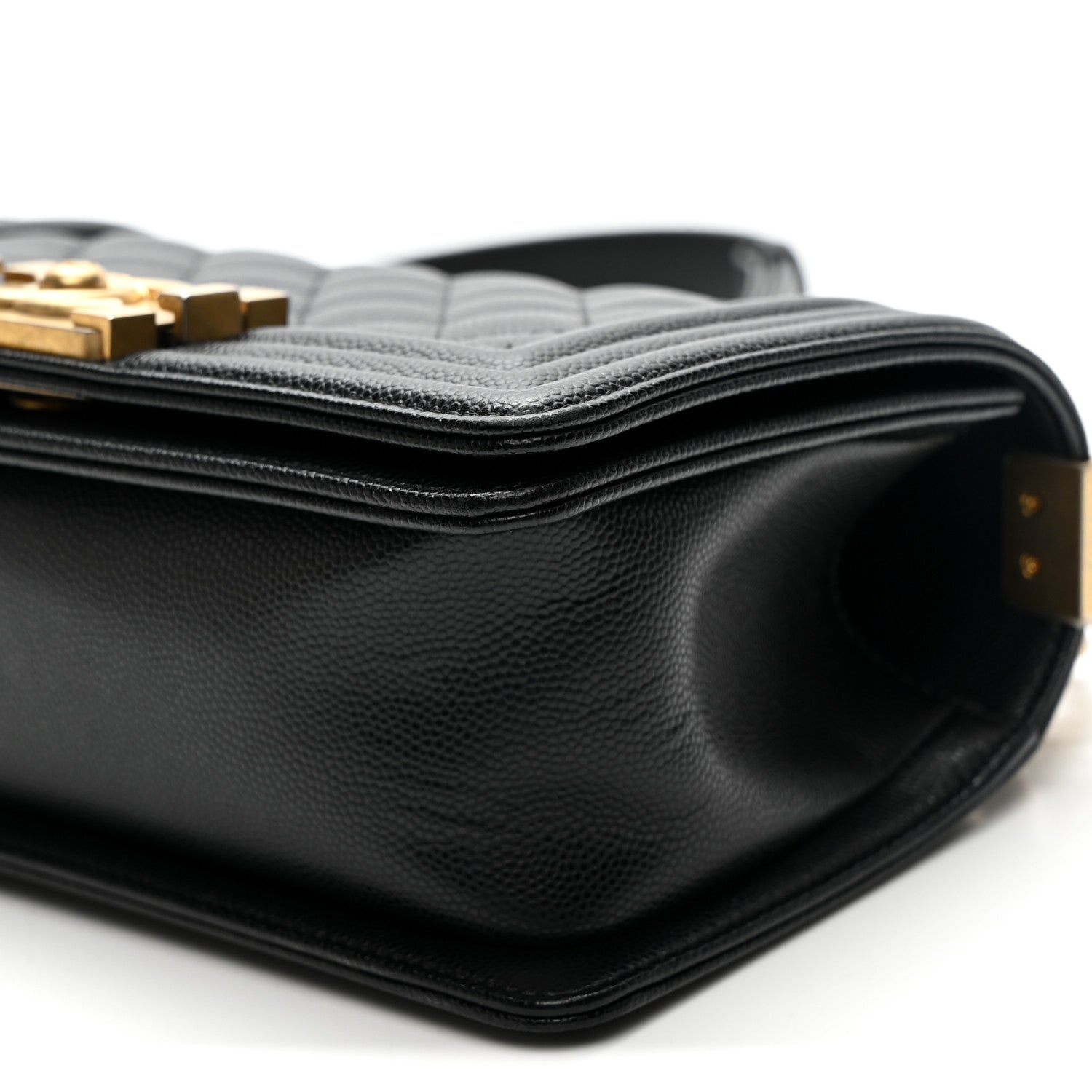 Chanel Caviar Quilted Small Boy Flap Black 10 of 11