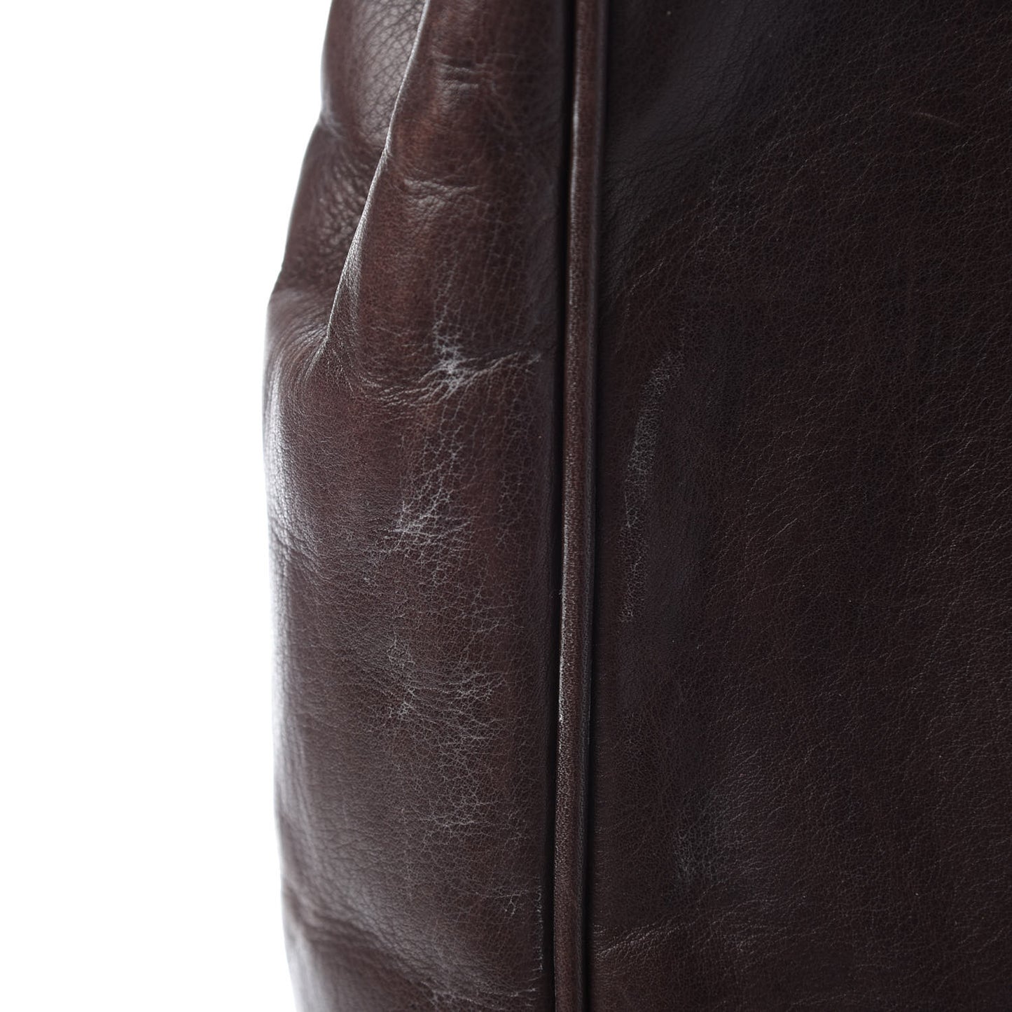 Lambskin CC Shoulder Bag Brown