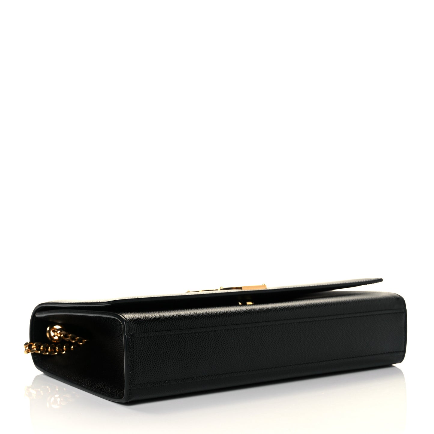 Grain De Poudre Medium Classic Monogram Kate Satchel Black