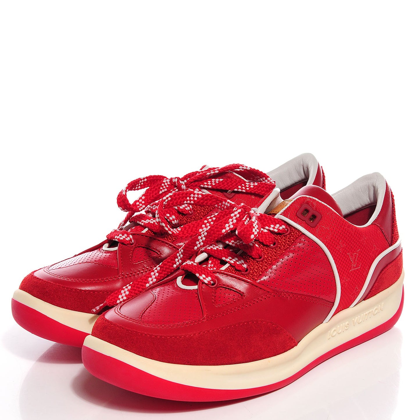 Monogram Mix Sneaker 37 Rouge