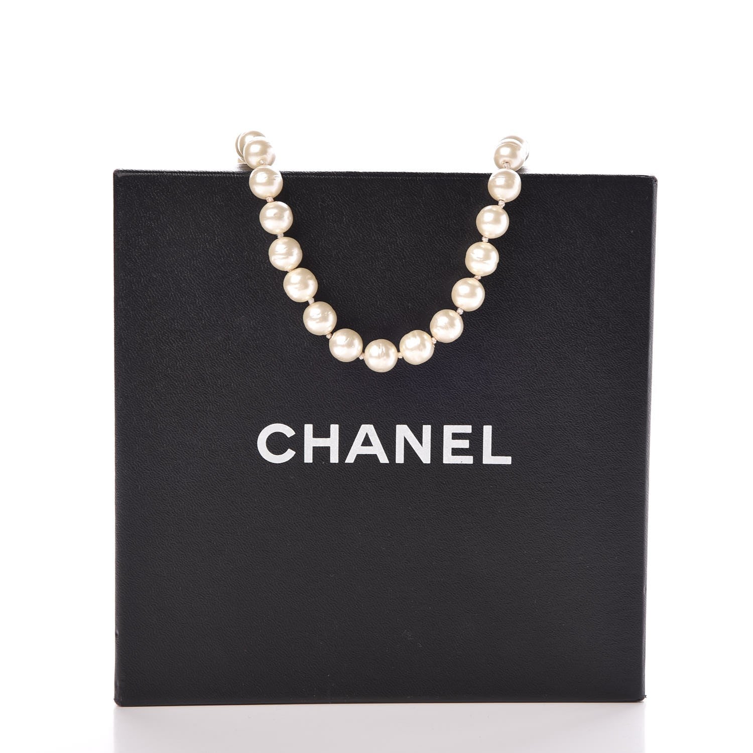Chanel Ruthenium Pearl Beaded Short Necklace White Turquoise 8 of 8