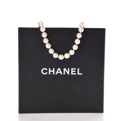 Chanel Ruthenium Pearl Beaded Short Necklace White Turquoise 8 of 8