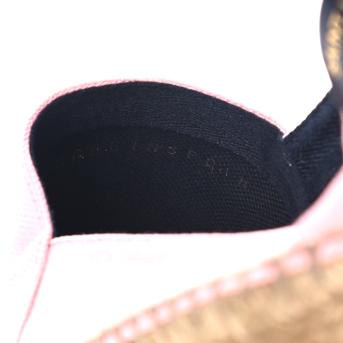 Canvas Elba Light Logo Embroidered Espadrilles 36 Pink