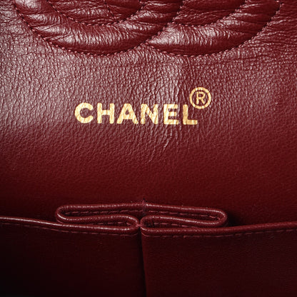 Chanel Lambskin Quilted Medium Double Flap Navy 7 of 12