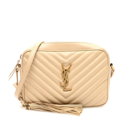 Saint Laurent Calfskin Matelasse Monogram Lou Camera Bag Avorio 1 of 9