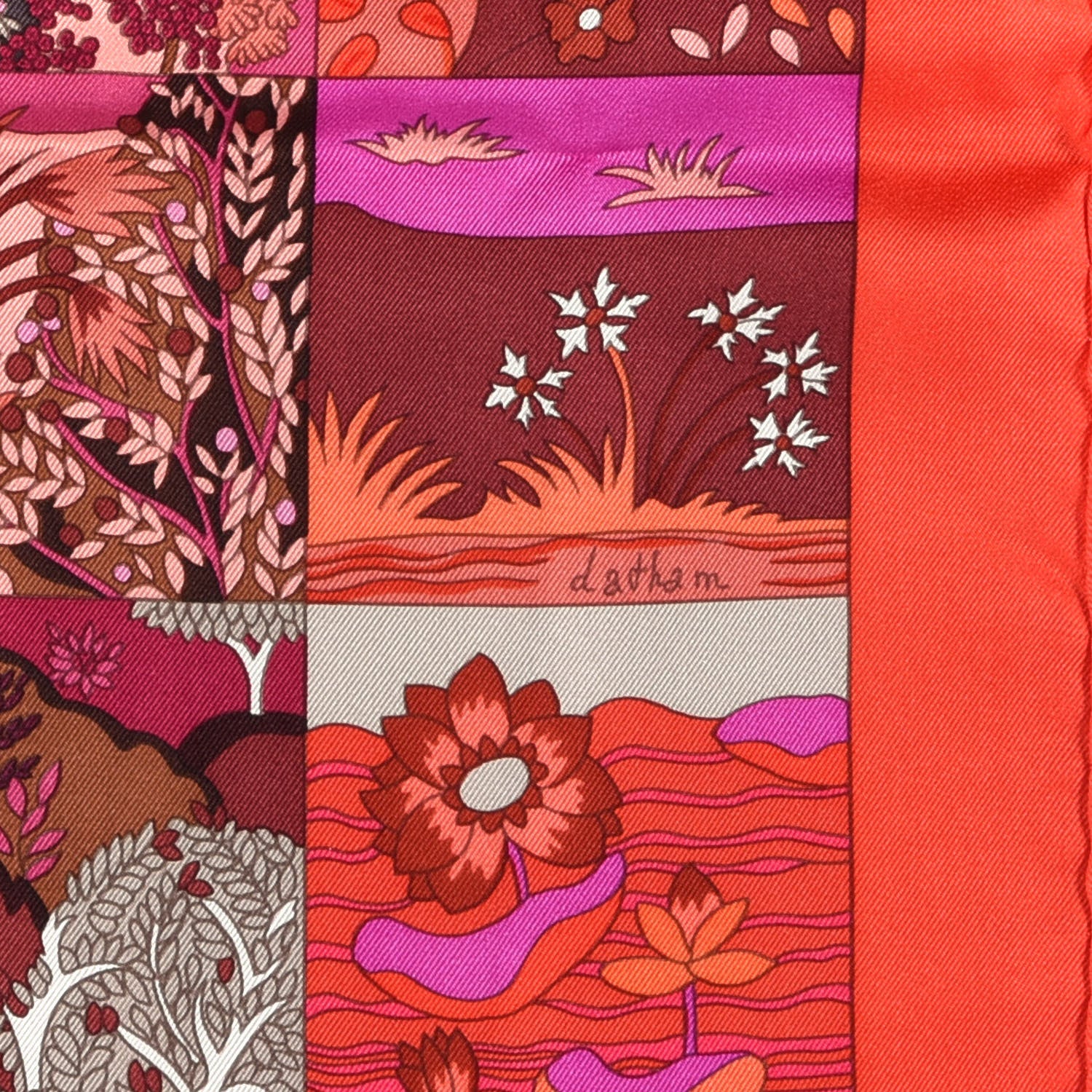 Hermes Silk Tout En Quilt Scarf 4 of 5