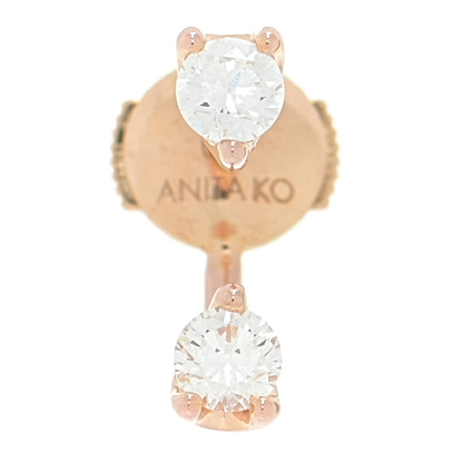 Anita Ko 18K Rose Gold Diamond Orbit Earring 1 of 4