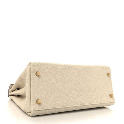 Hermes Togo Kelly Retourne 28 Craie 4 of 11
