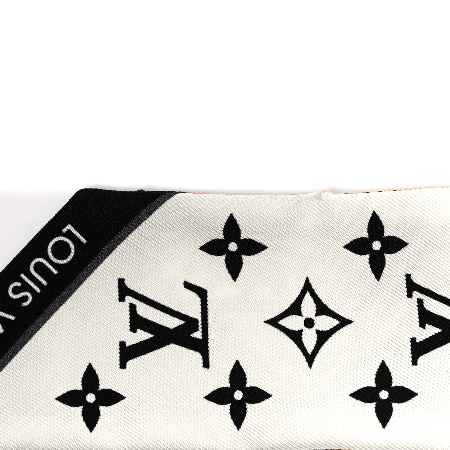 Louis Vuitton Silk Monogram Let's Go BB Bandeau Black 2 of 4