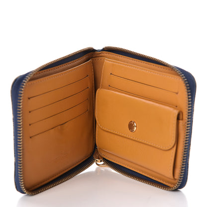 Louis Vuitton Denim Zip Compact Wallet Blue 5 of 8