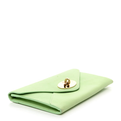 Mulberry Silky Classic Calfskin Envelope Long Wallet Mint 5 of 10