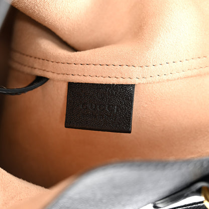 Gucci New Sakai Calfskin Lux Medium Dahlia Tote  Black 7 of 12