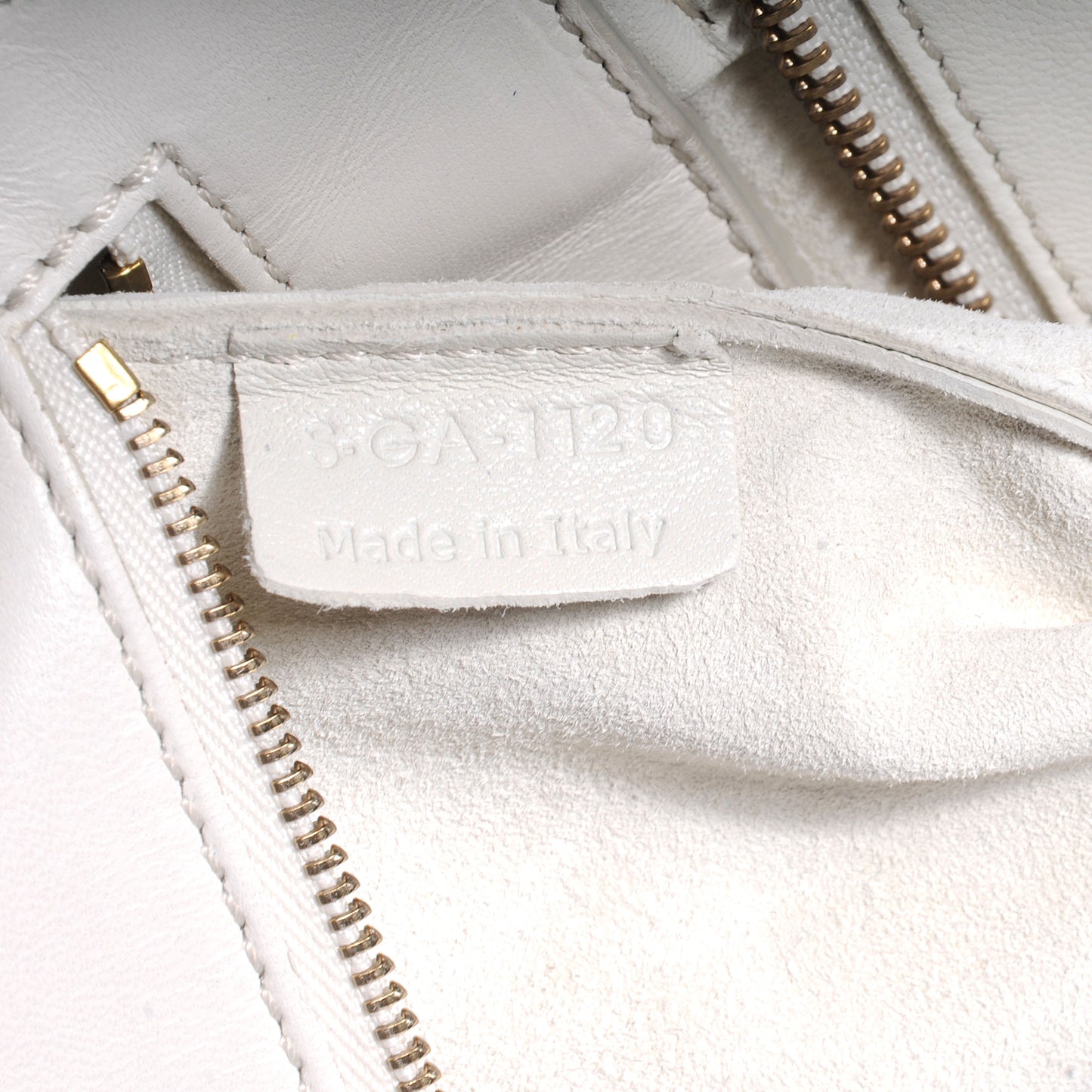 Lambskin Vertical Bi-Cabas Blue White