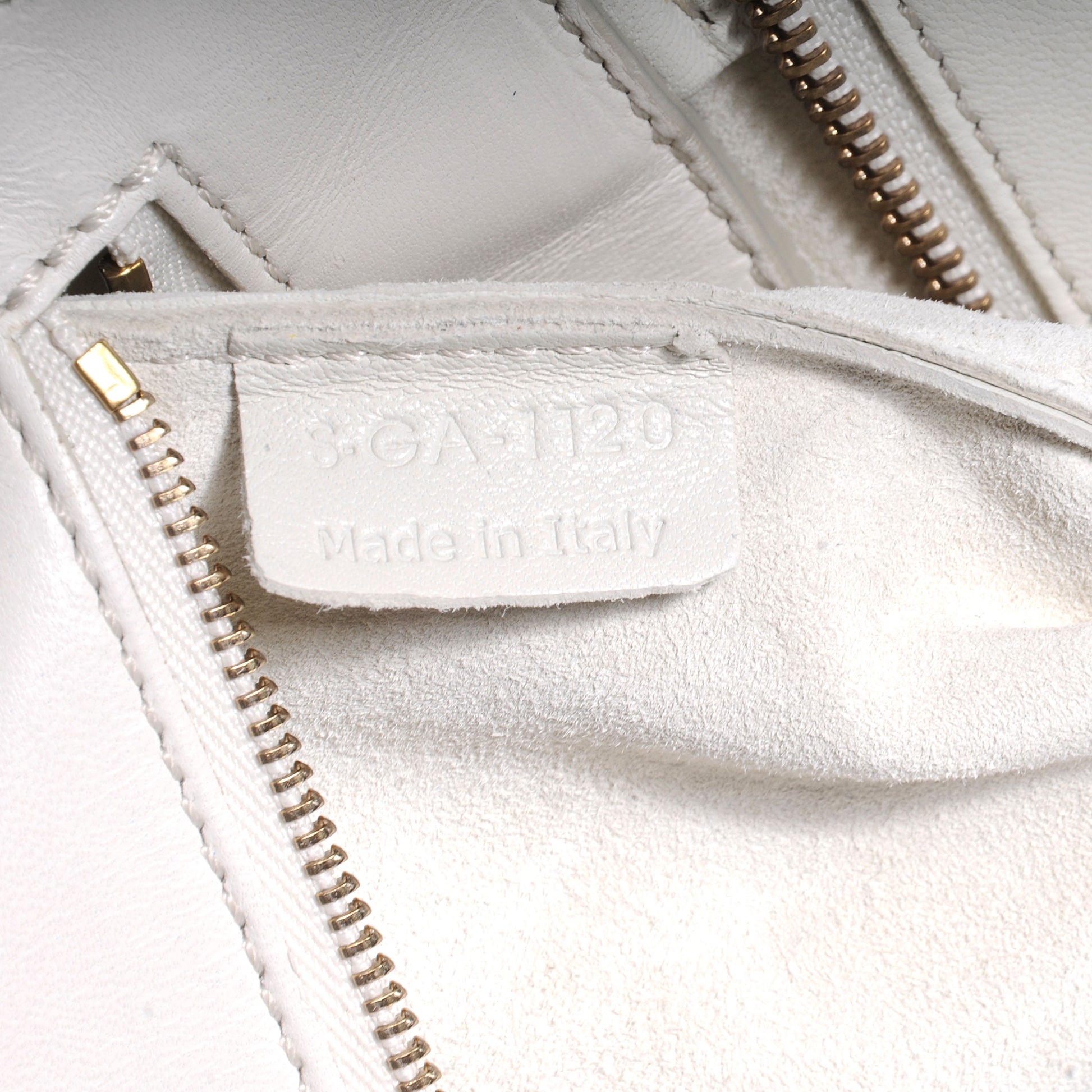 Celine Lambskin Vertical Bi-Cabas Blue White 7 of 9