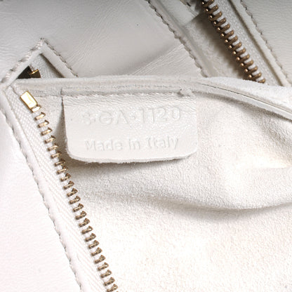 Celine Lambskin Vertical Bi-Cabas Blue White 7 of 9
