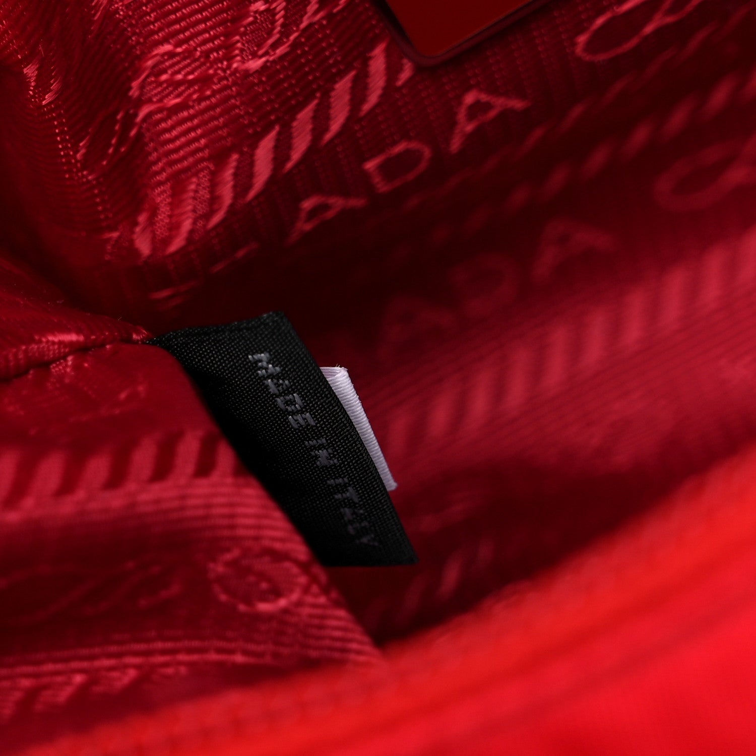 Prada Tessuto Nylon Mini Re-Edition 2000 Bag Rosso 7 of 12