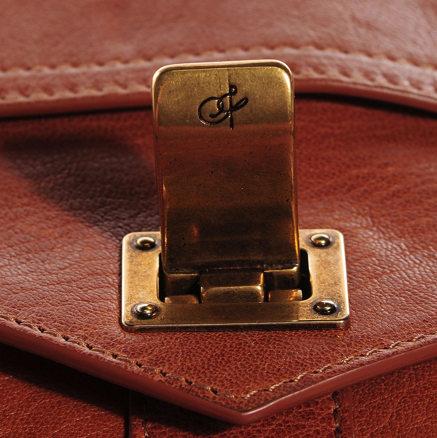 Lambskin PS1 Tote Saddle