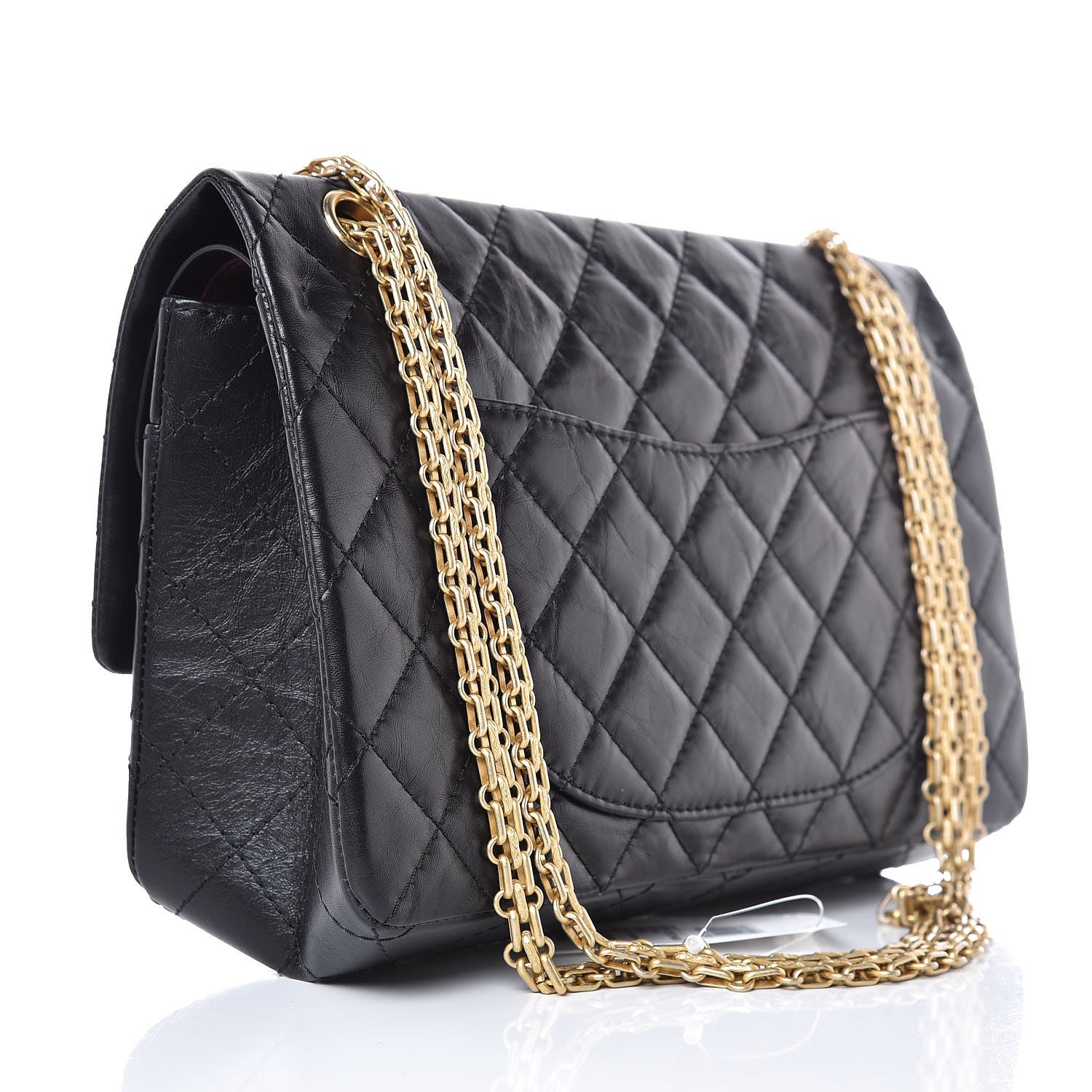 Chanel Aged Calfskin Quilted 2.55 Reissue 226 Flap Black 3 of 8