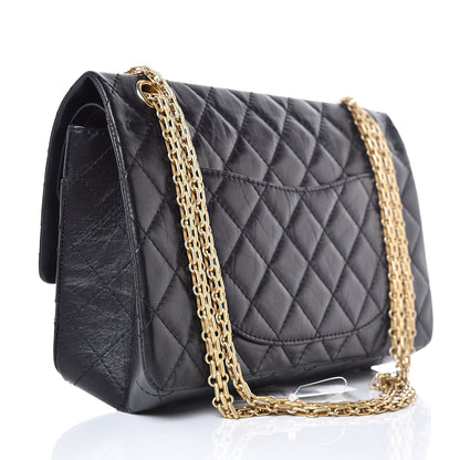 Chanel Aged Calfskin Quilted 2.55 Reissue 226 Flap Black 3 of 8