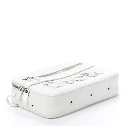 Christian Dior X DANIEL ARSHAM Grained Calfskin Safari Messenger Bag White 3 of 10