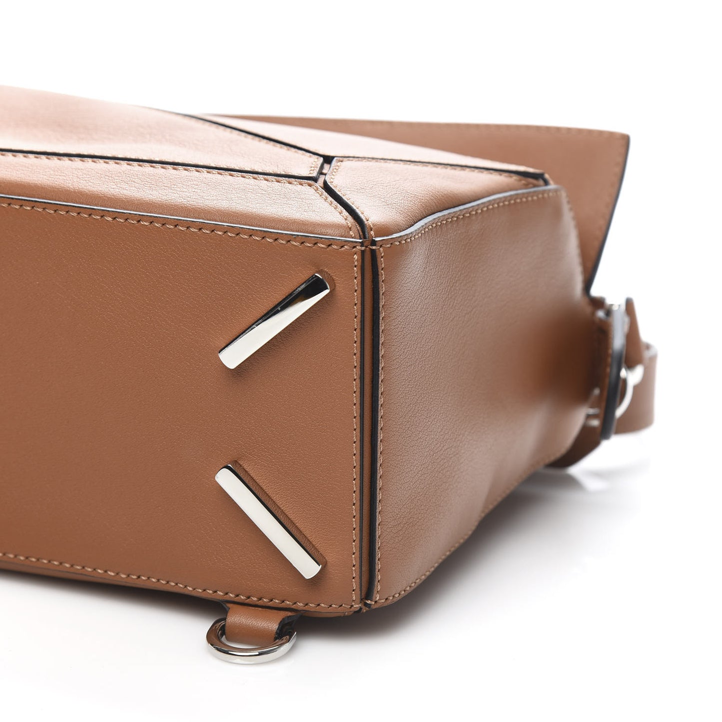 Calfskin Small Puzzle Bag Tan