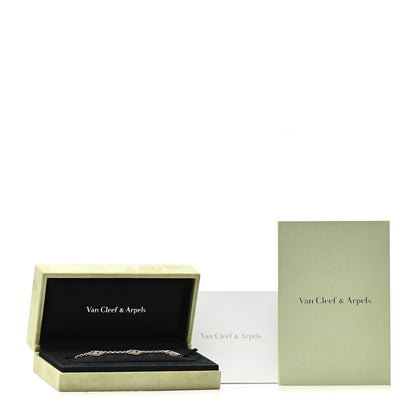 Van Cleef & Arpels 18K Yellow Gold 5 Motifs Guilloche Vintage Alhambra Bracelet 6 of 6