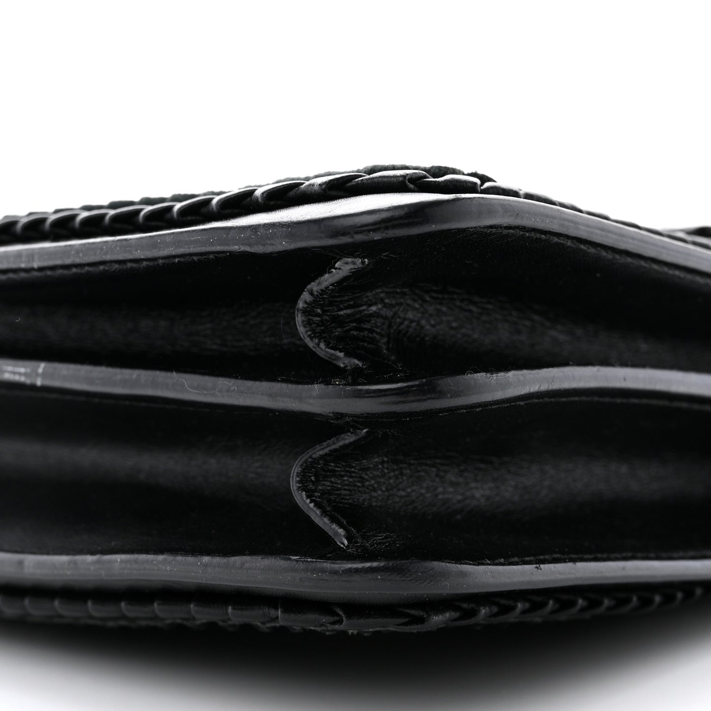 Calfskin Plisse Serpenti Forever Crossbody Bag Black