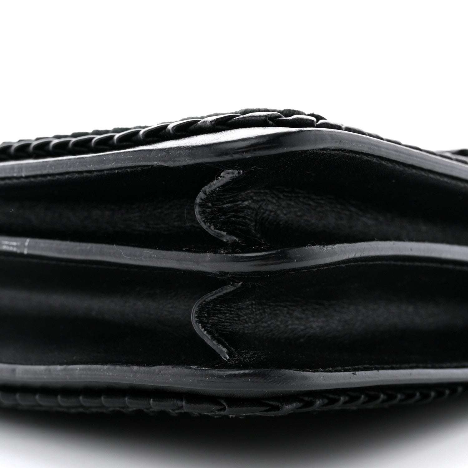 Bulgari Calfskin Plisse Serpenti Forever Crossbody Bag Black 9 of 14