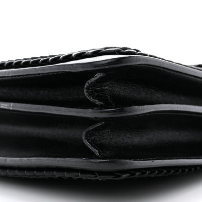 Bulgari Calfskin Plisse Serpenti Forever Crossbody Bag Black 9 of 14