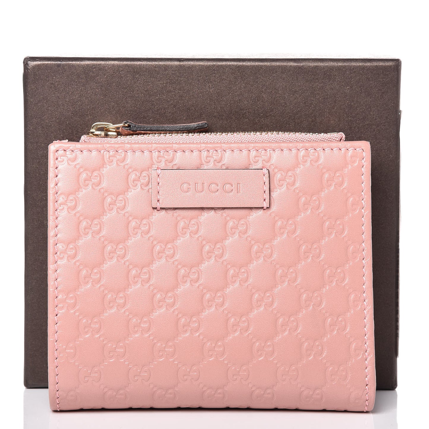 Microguccissima Bi-Fold Wallet Soft Pink