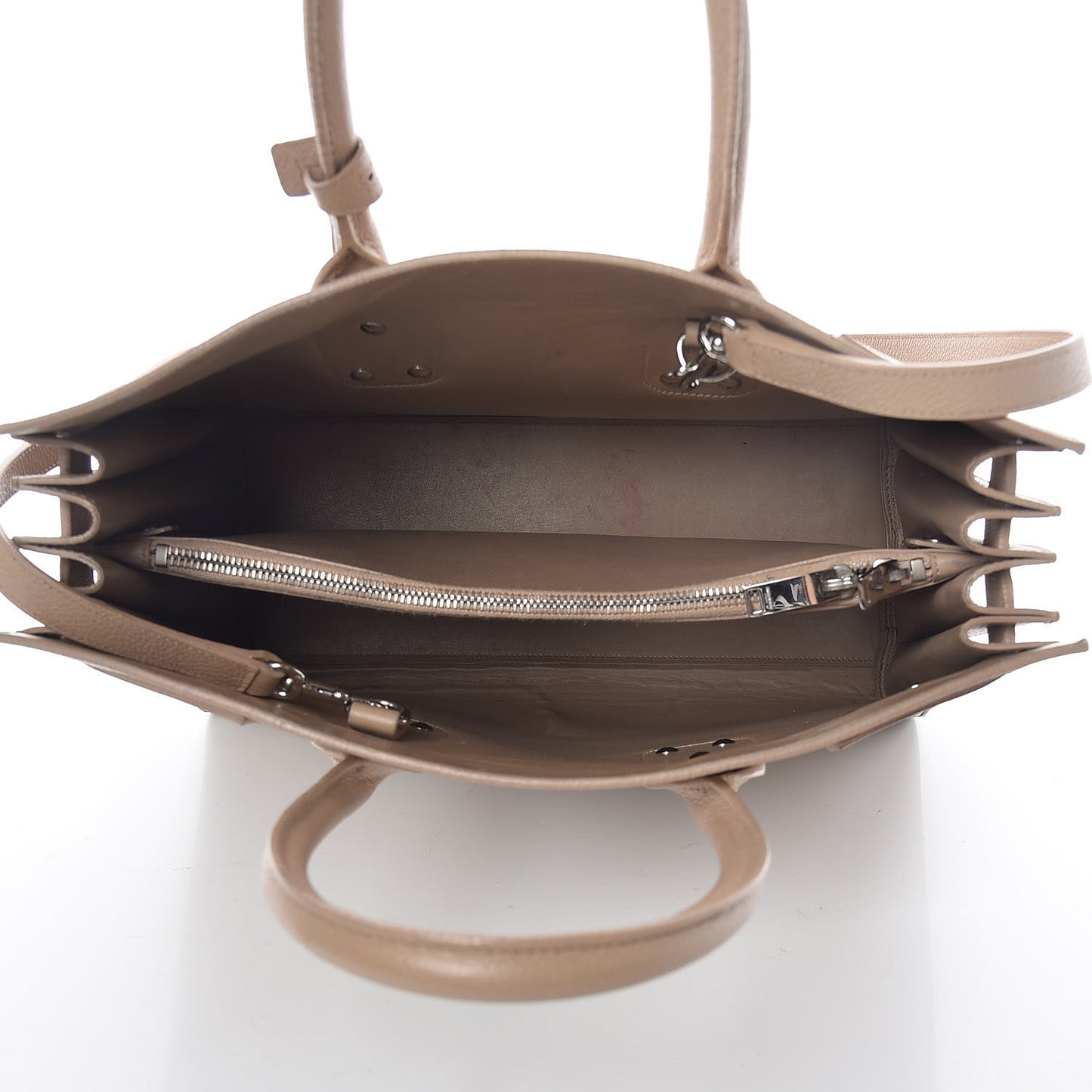 Grained Calfskin Small Sac De Jour Nude Powder