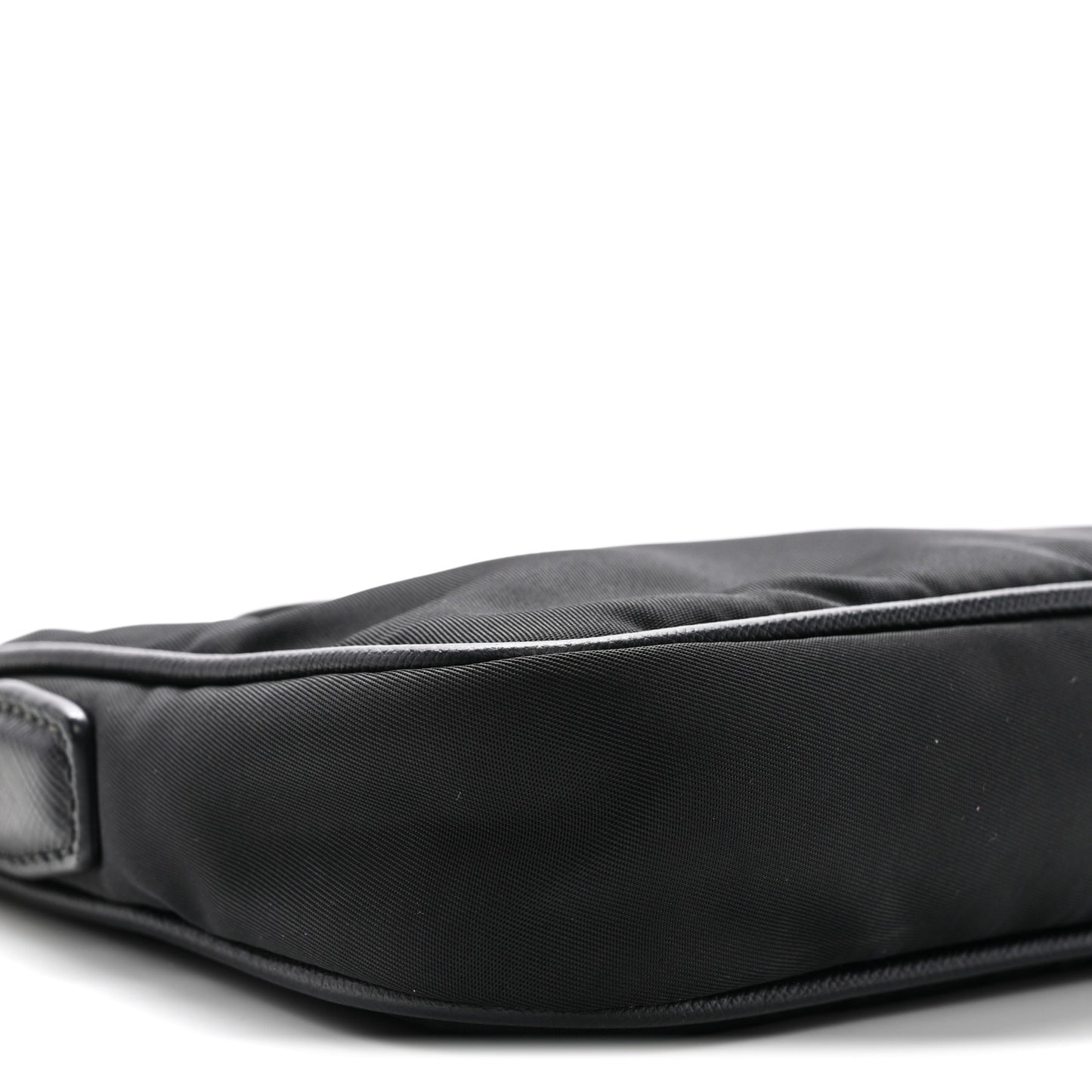 Tessuto Nylon Saffiano Crossbody Bag Black