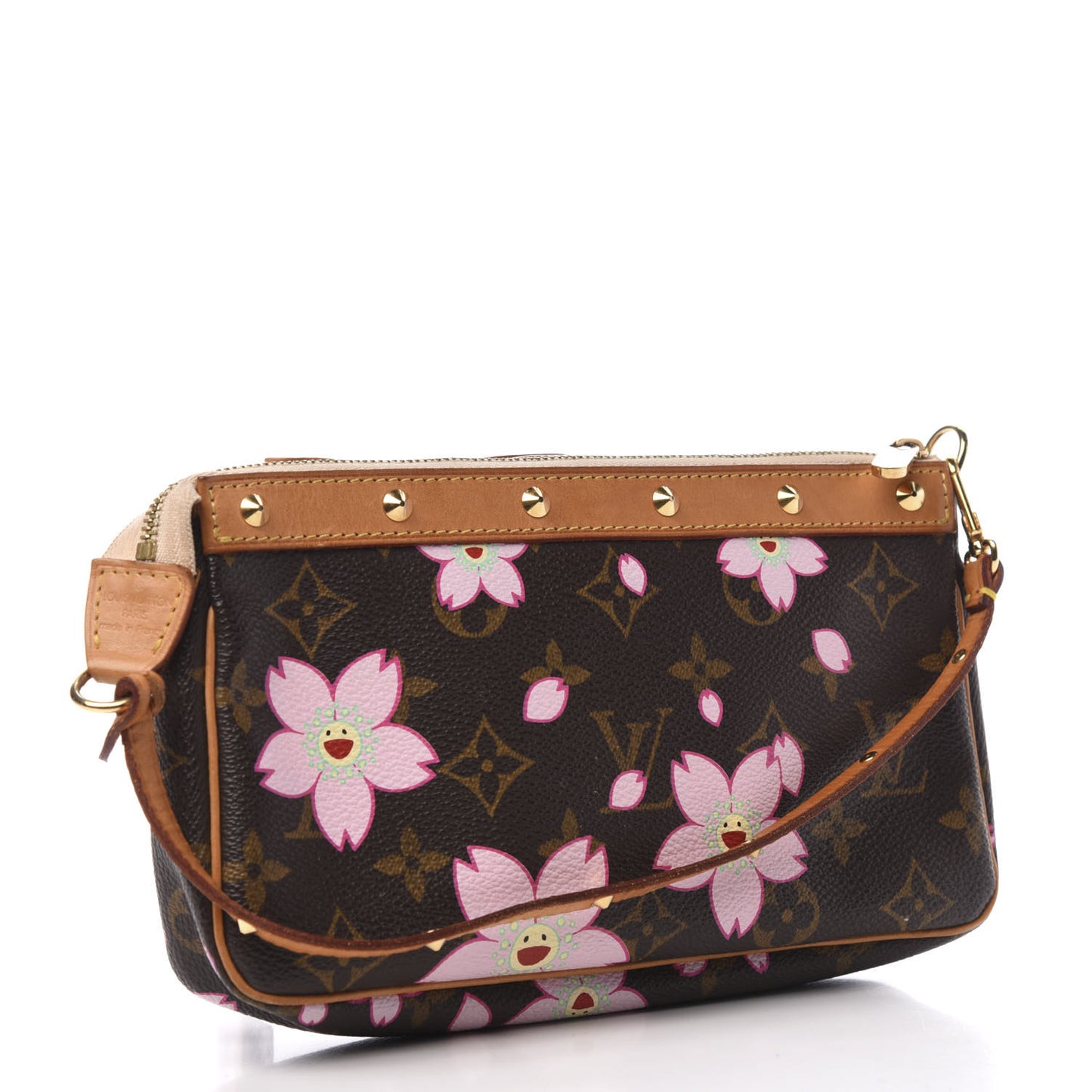 Monogram Cherry Blossom Pochette Accessories Brown