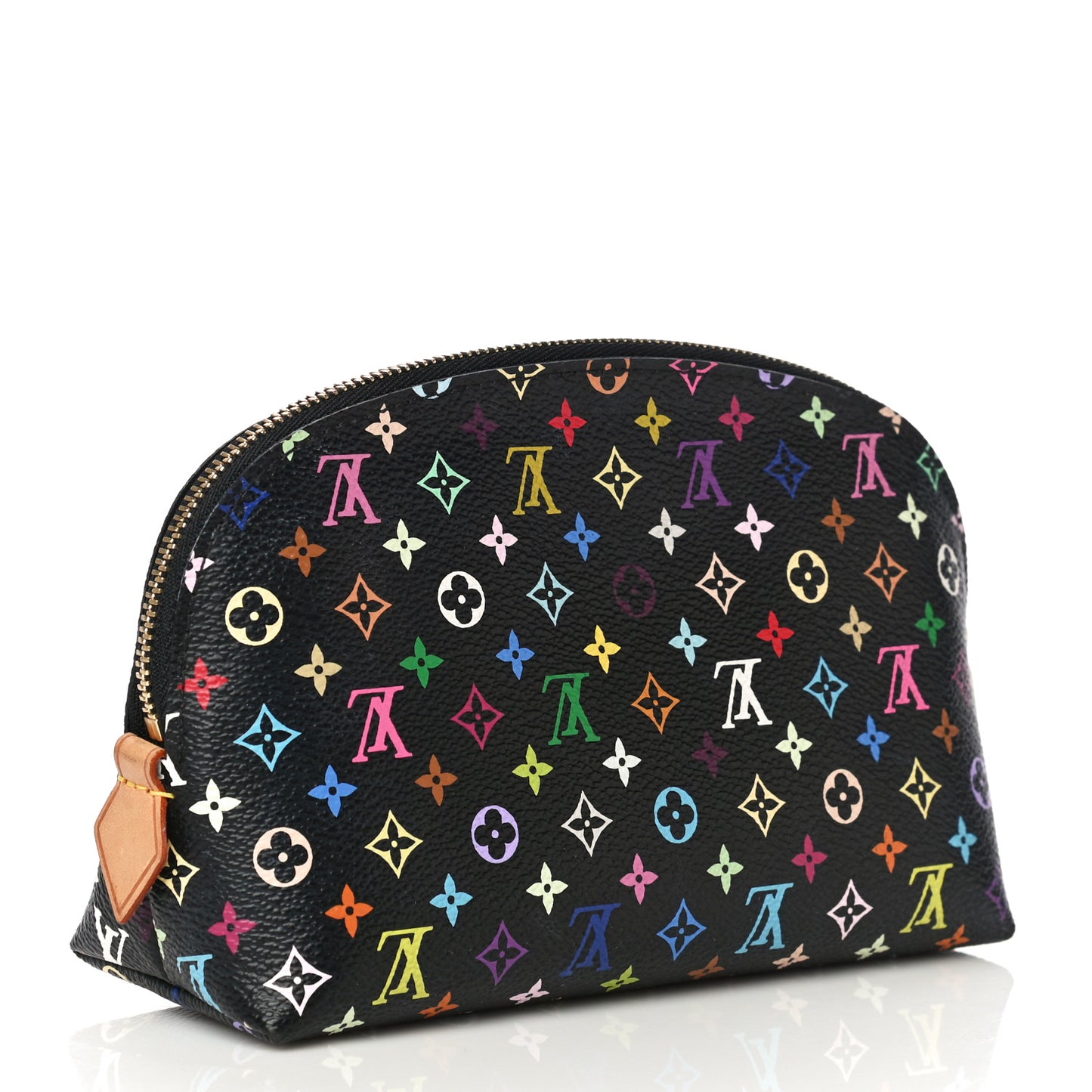 Monogram Multicolor Cosmetic Pouch Black Grenade