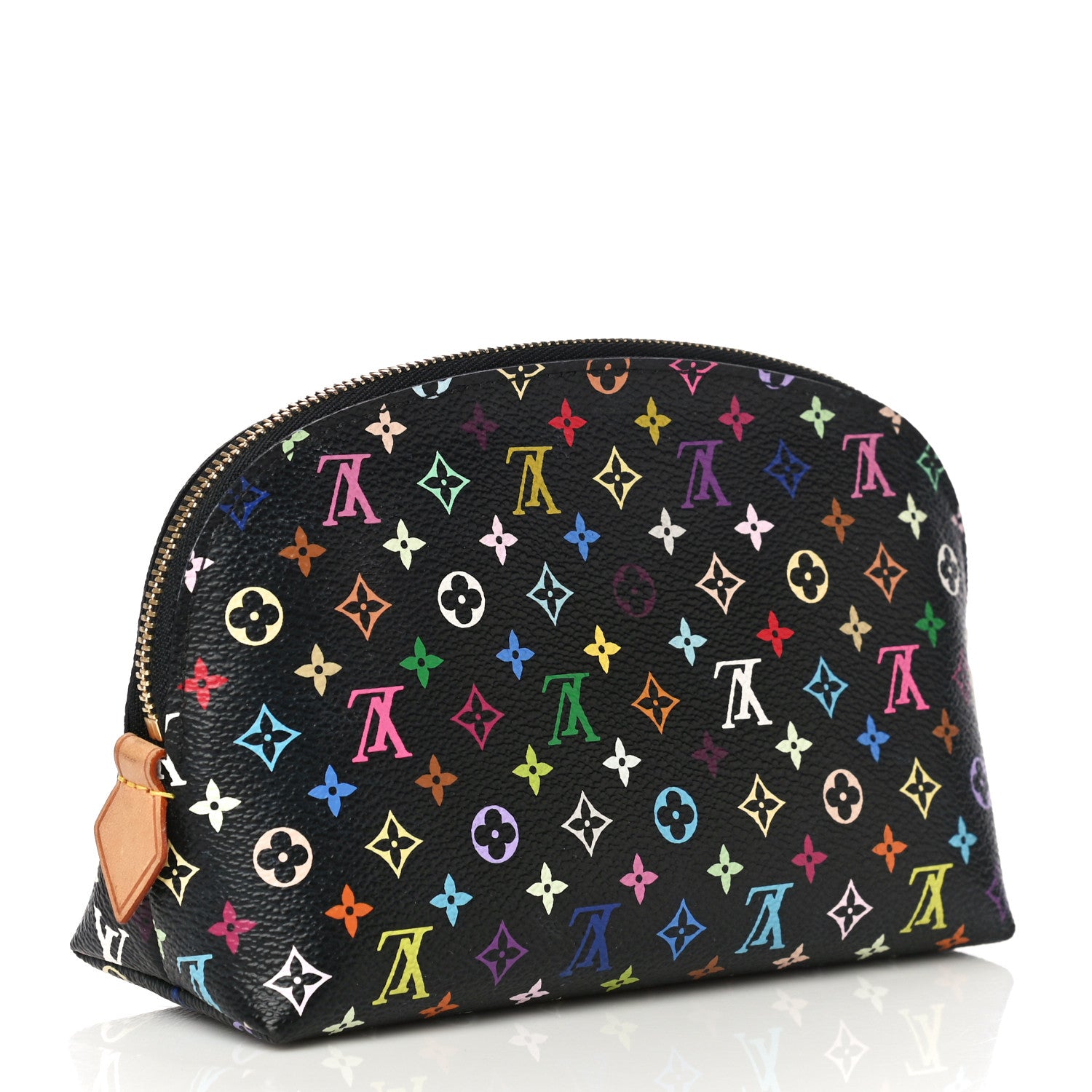 Louis Vuitton Monogram Multicolor Cosmetic Pouch Black Grenade 3 of 9