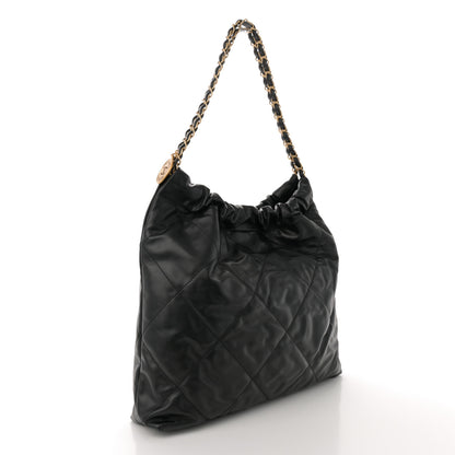 Chanel Calfskin Quilted Chanel 22 Black 4 of 12