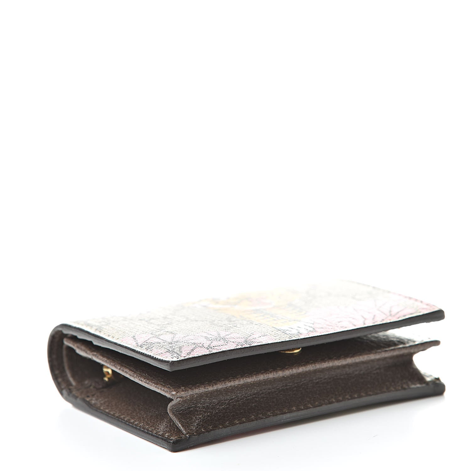 Gucci GG Supreme Monogram Bengal Card Case Beige Pink 4 of 8