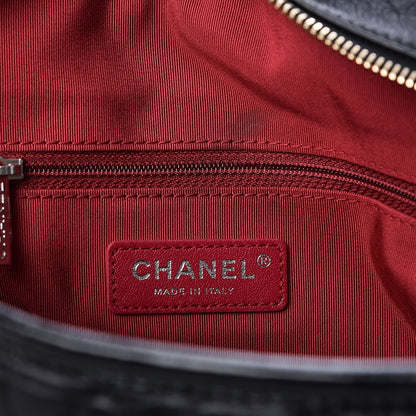 Chanel Aged Calfskin Quilted Large Gabrielle Hobo Black 7 of 8